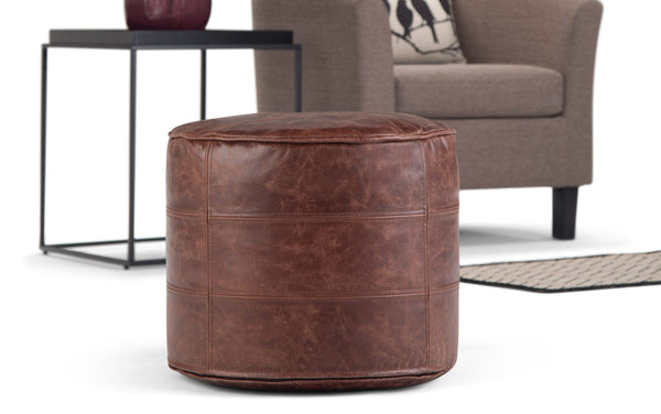 Simpli Home Round Pouf
