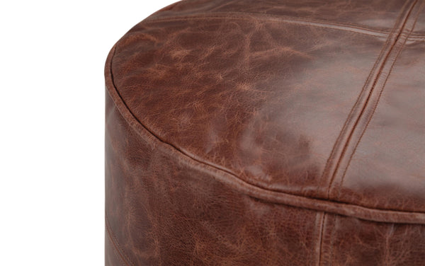 Simpli Home Round Pouf