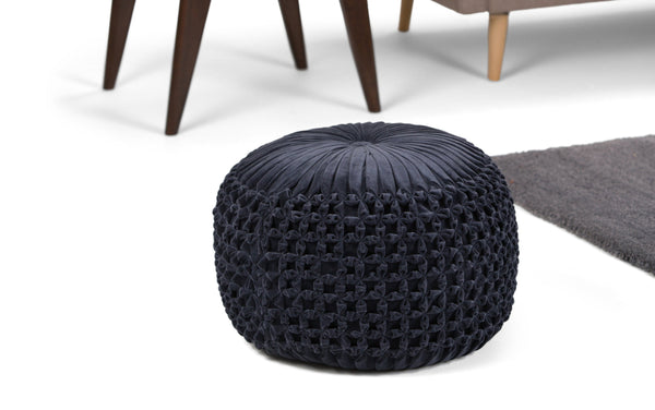 Simpli Home Round Pouf