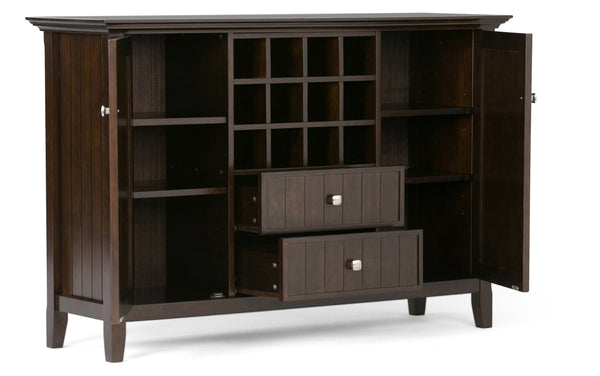 Simpli Home Sideboard Buffet And Wine Rack