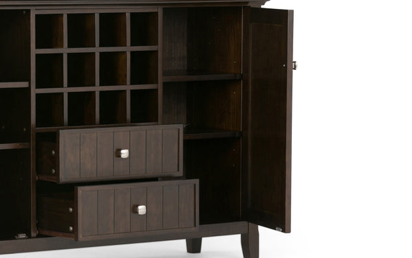 Simpli Home Sideboard Buffet And Wine Rack