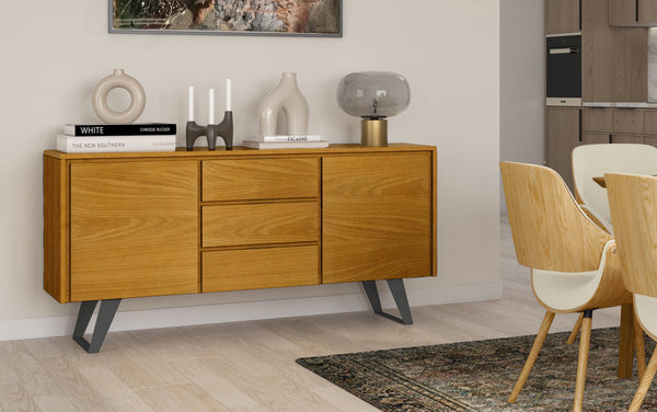 Simpli Home Sideboard Buffet In Oak