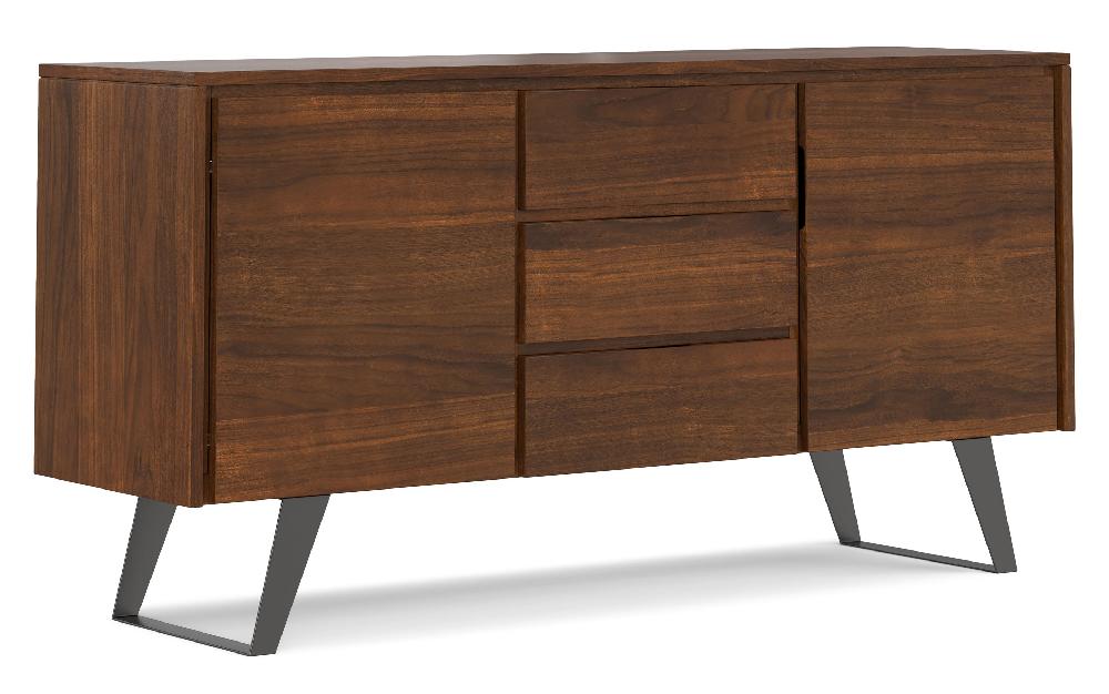 simpli home Sideboard Buffet in Walnut