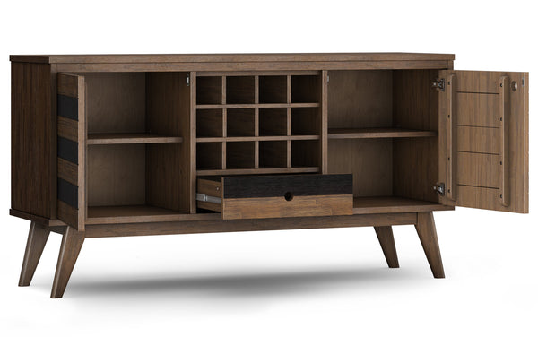 Simpli Home Sideboard With Wine Storage