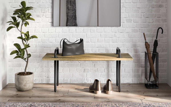 Simpli Home Small Entryway Bench In Mango