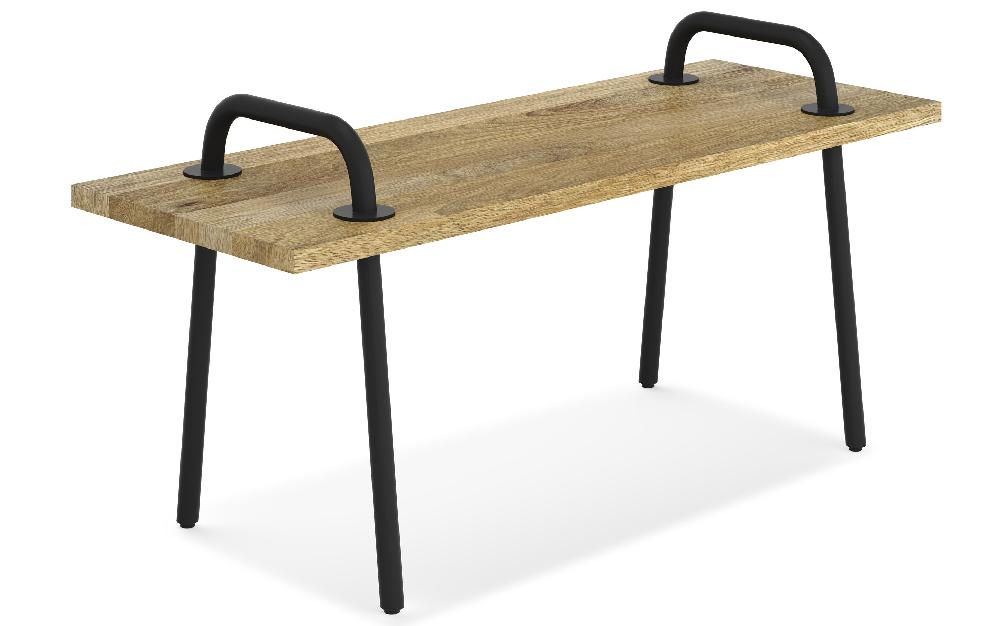 simpli home Small Entryway Bench in Mango