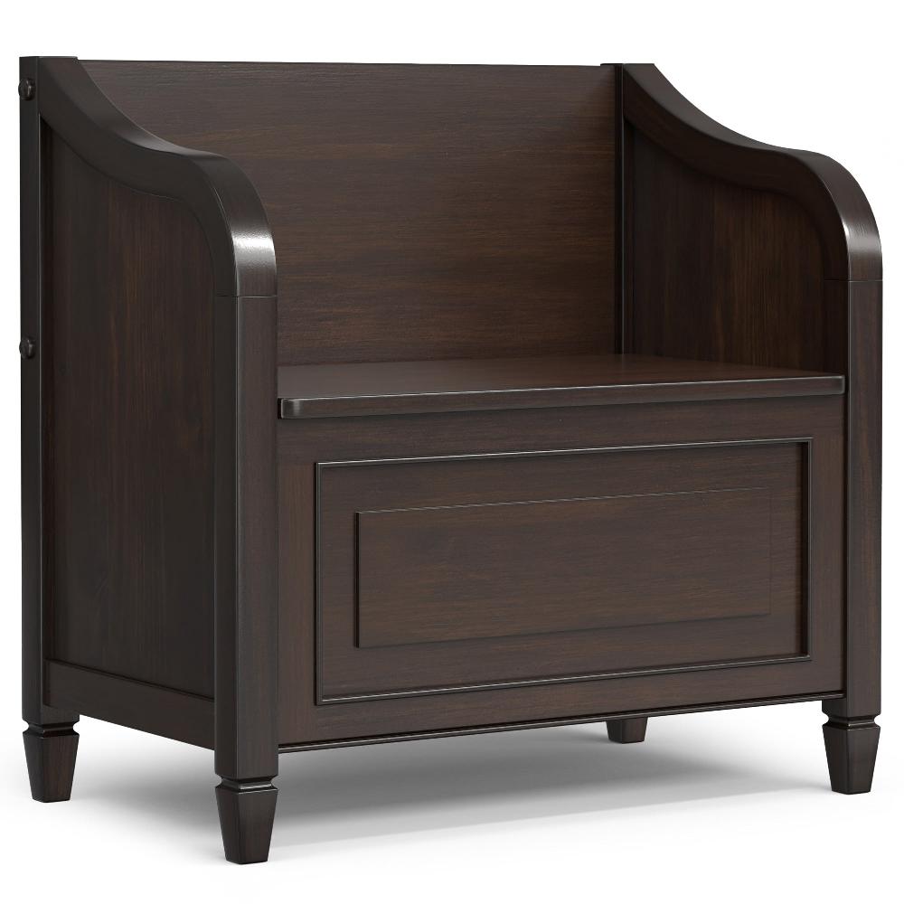 simpli home Small Entryway Storage Bench
