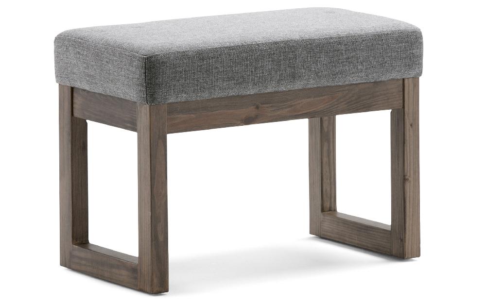 simpli home Small Ottoman Bench in Linen