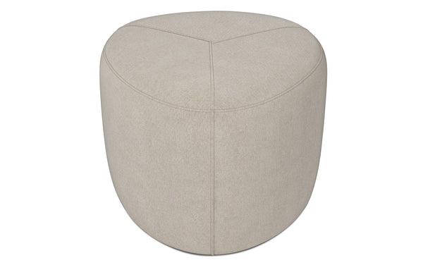 Simpli Home Small Ottoman In Linen