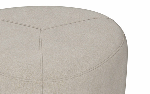 Simpli Home Small Ottoman In Linen