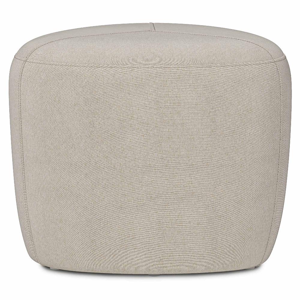 simpli home Small Ottoman in Linen