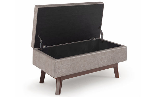 Simpli Home Small Rectangular Storage Ottoman