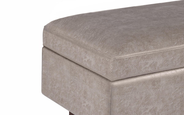 Simpli Home Small Rectangular Storage Ottoman
