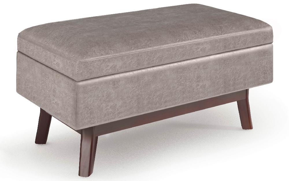 simpli home Small Rectangular Storage Ottoman