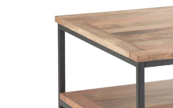 Simpli Home Square Coffee Table In Mango