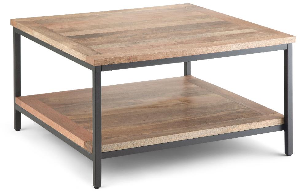 simpli home Square Coffee Table in Mango
