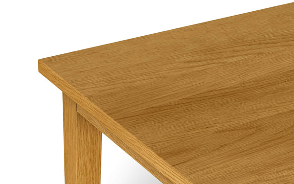 Simpli Home Square Dining Table In Oak