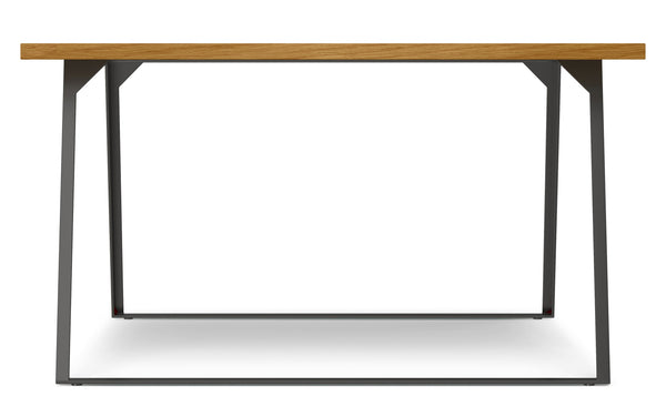 Simpli Home Square Dining Table In Oak