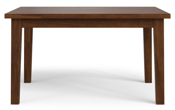 Simpli Home Square Dining Table In Walnut