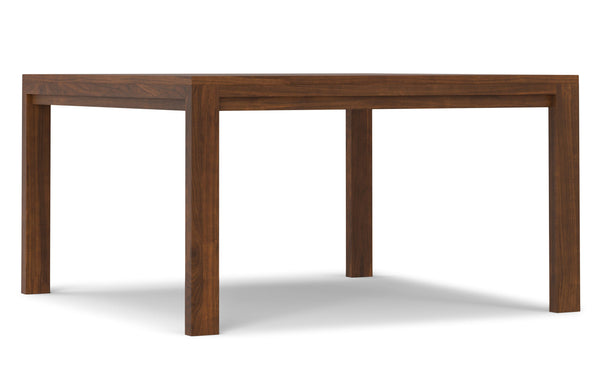 Simpli Home Square Dining Table In Walnut