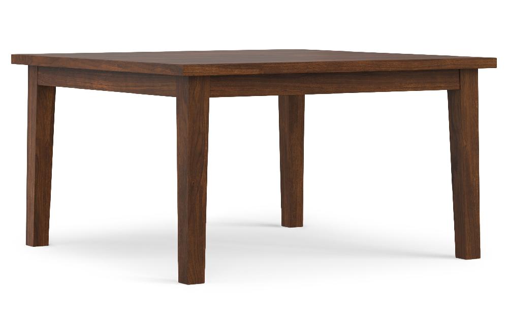 simpli home Square Dining Table in Walnut