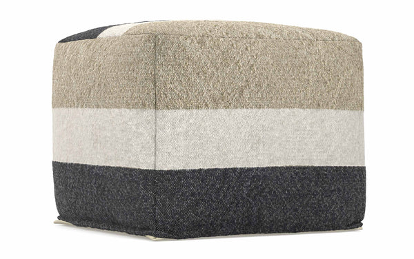 Simpli Home Square Pouf