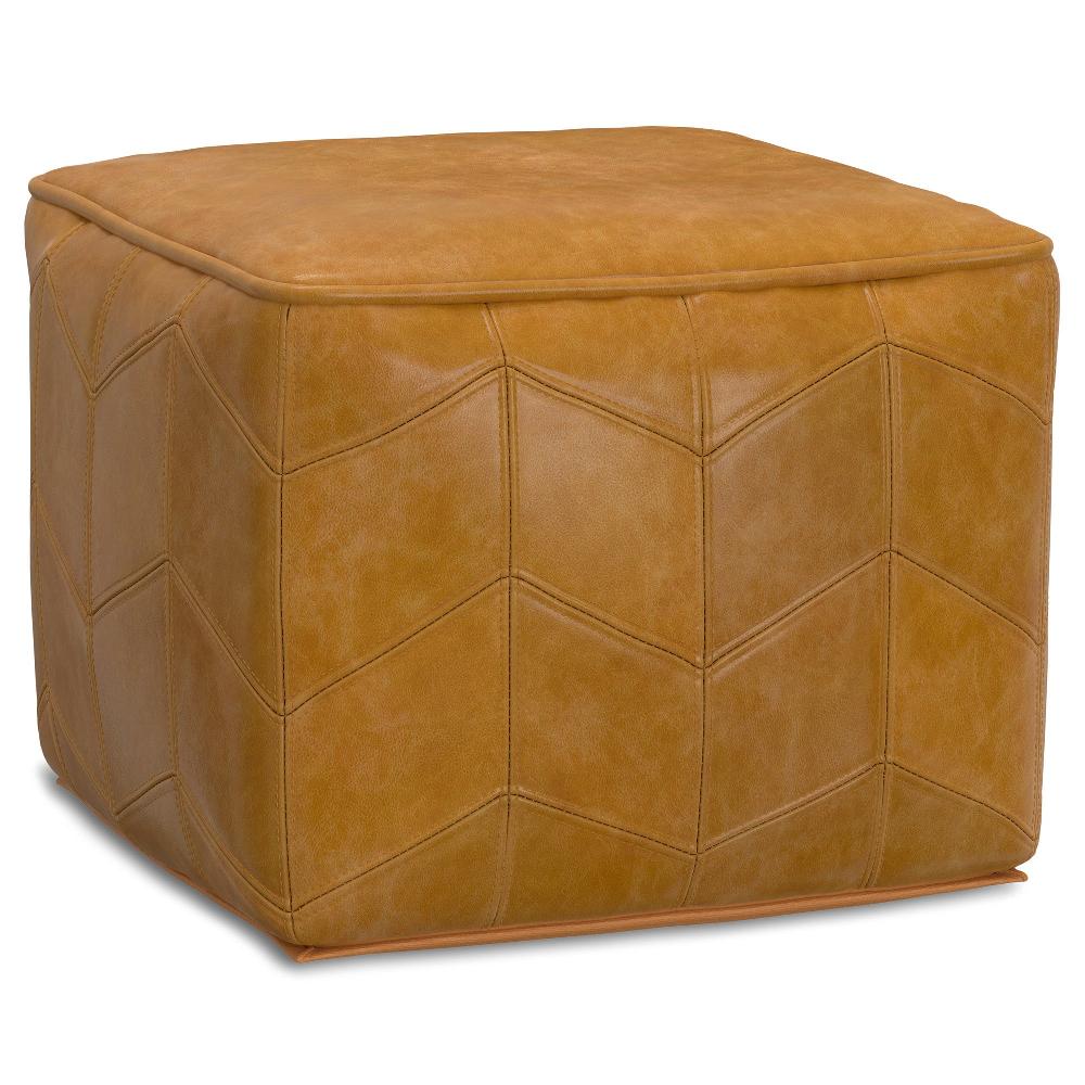 simpli home Square Pouf