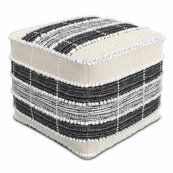 Simpli Home Square Pouf
