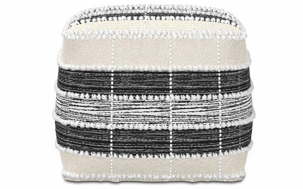 Simpli Home Square Pouf