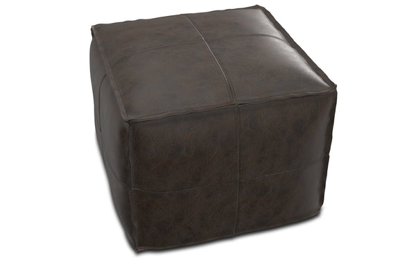Simpli Home Square Pouf