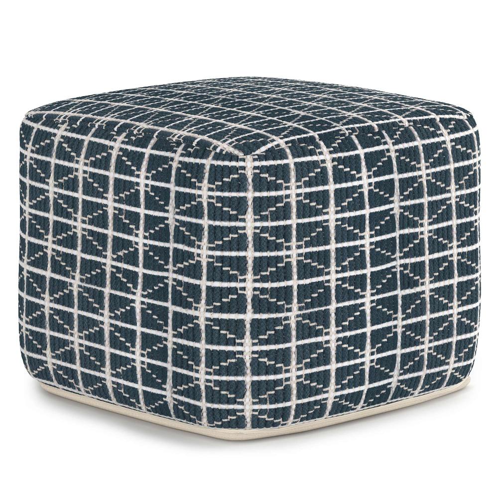 simpli home Square Pouf