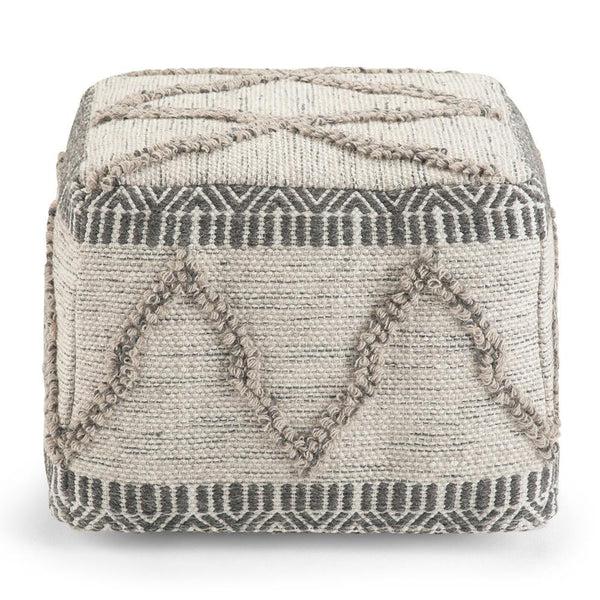 Simpli Home Square Pouf
