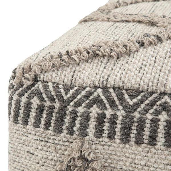 Simpli Home Square Pouf