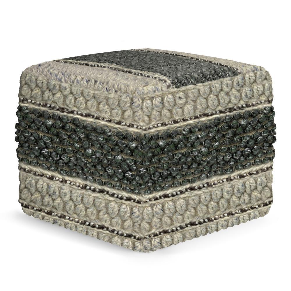 simpli home Square Pouf