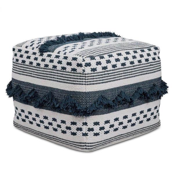 Simpli Home Square Pouf Ottoman