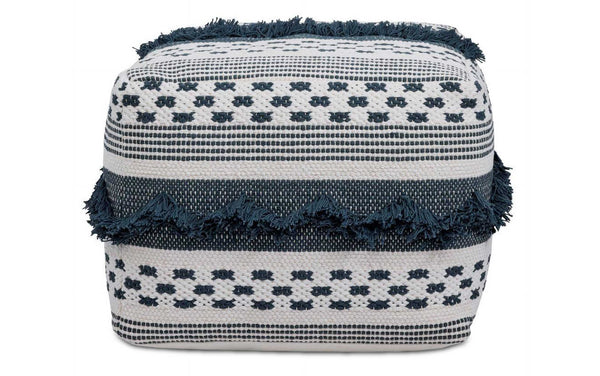 Simpli Home Square Pouf Ottoman