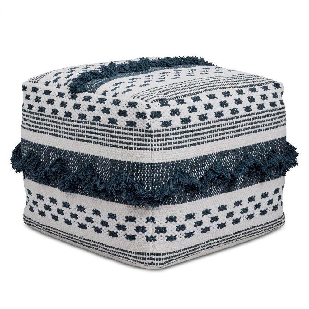 simpli home Square Pouf Ottoman