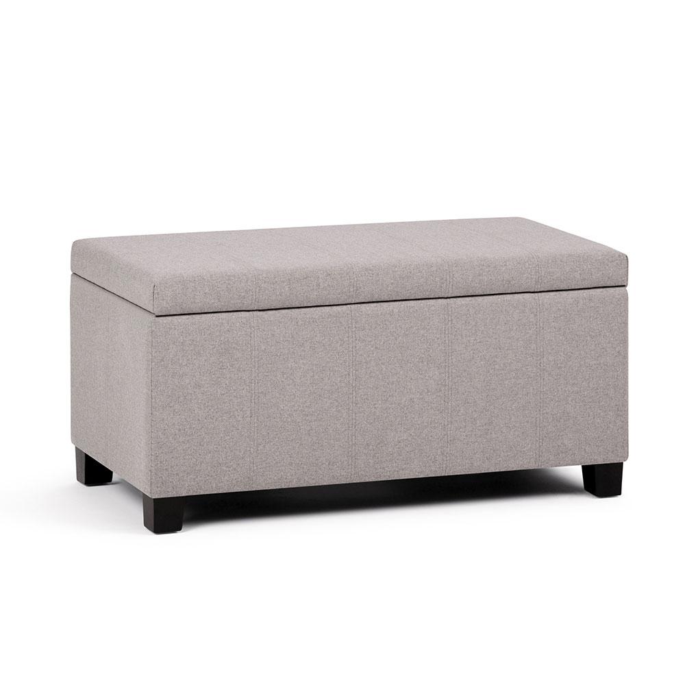 simpli home Storage Ottoman in Linen