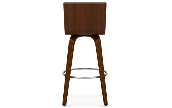 Simpli Home Swivel Bar Stool In Linen