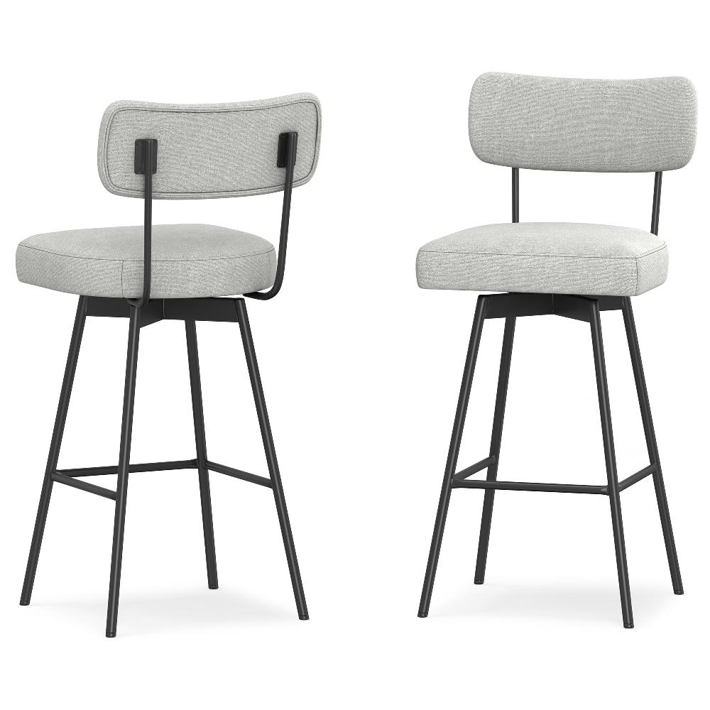 simpli home Swivel Bar Stool (Set of 2)