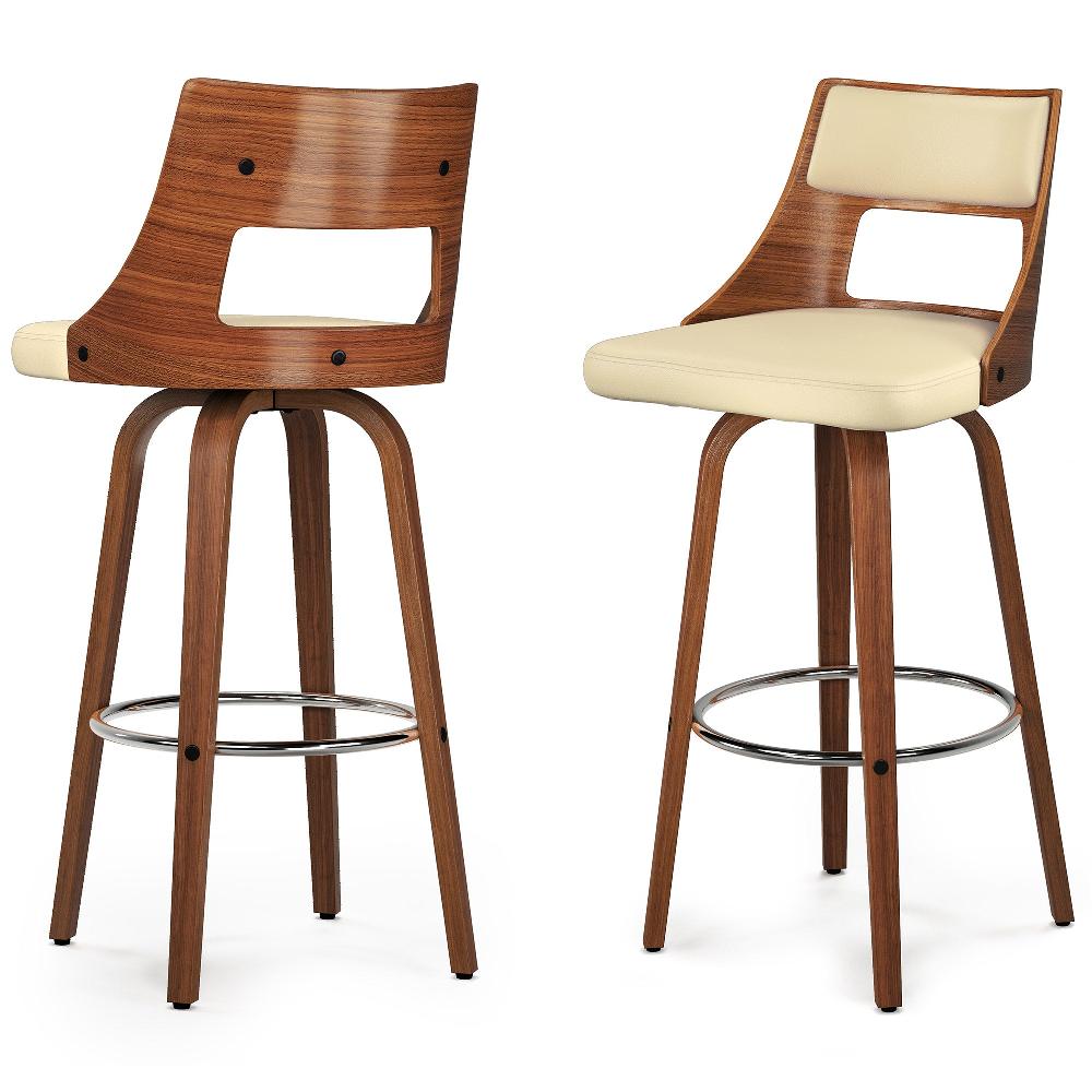 simpli home Swivel Bar Stool (Set of 2)