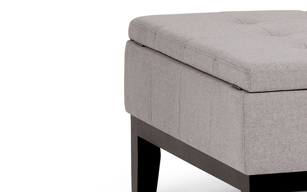 Simpli Home Table Ottoman In Linen
