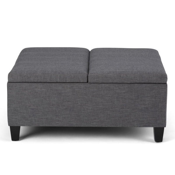 Simpli Home Table Ottoman In Linen