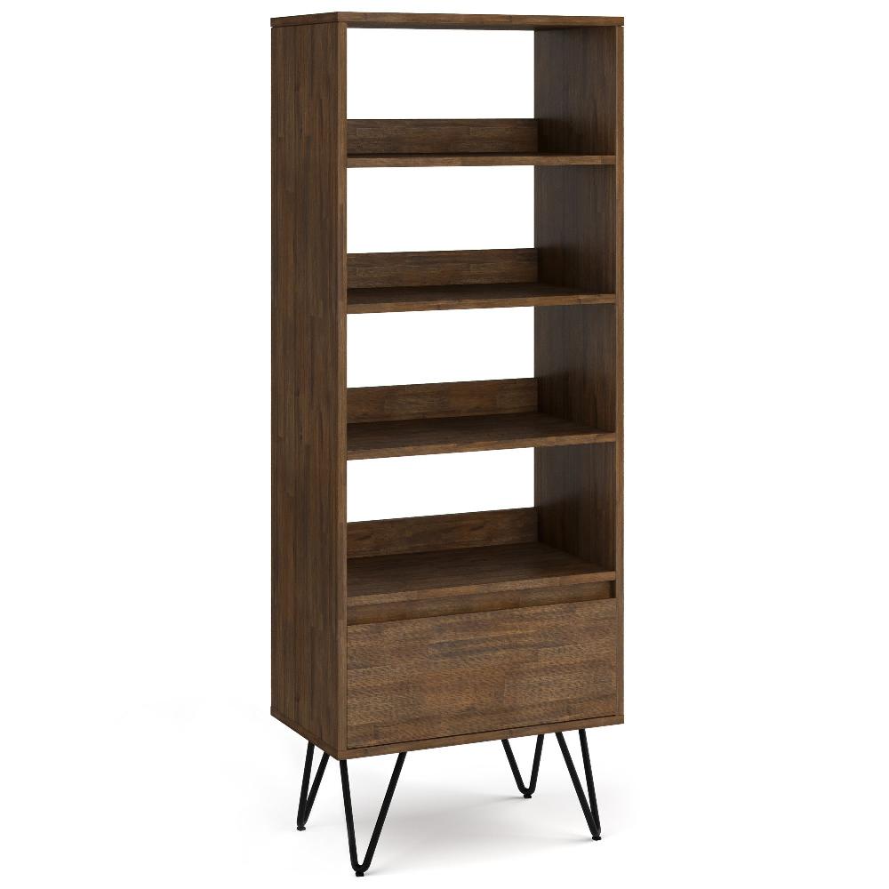 simpli home Tall Bookcase in Acacia