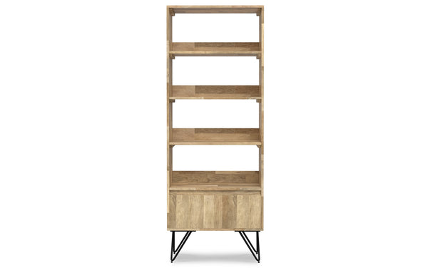 Simpli Home Tall Bookcase In Mango