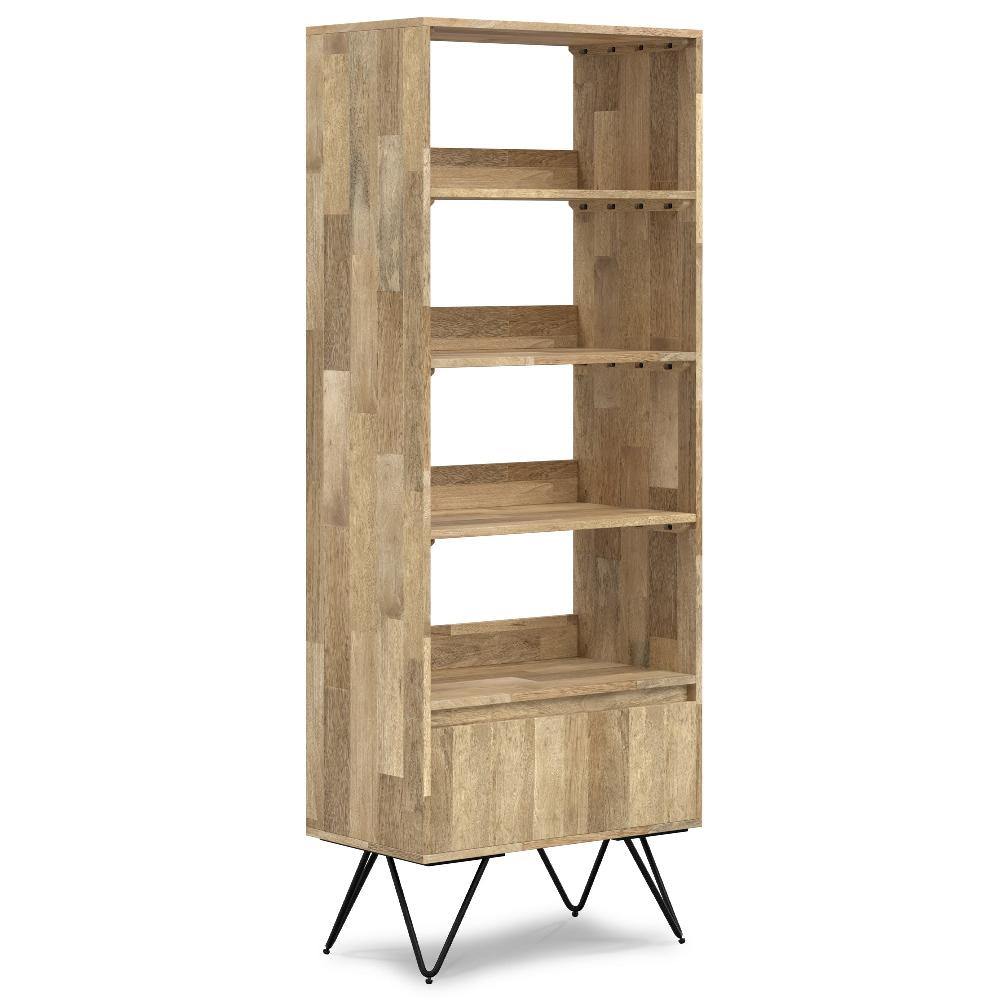 simpli home Tall Bookcase in Mango