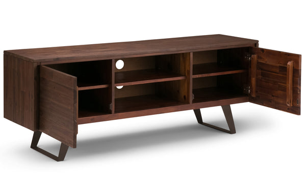 Simpli Home TV Media Stand In Acacia
