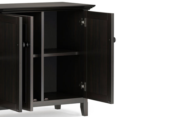 Simpli Home Wide 4 Door Storage Cabinet