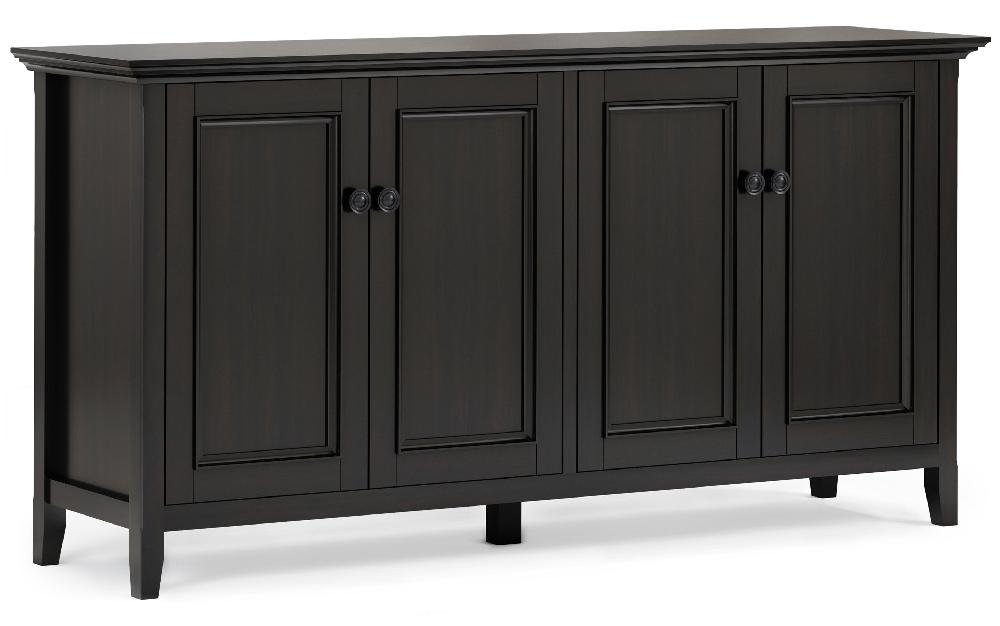 simpli home Wide 4 Door Storage Cabinet