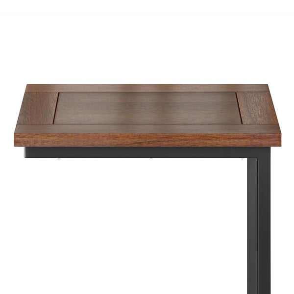 Simpli Home Wide C Side Table In Mango